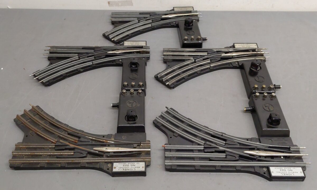 Lionel O22 Vintage O Left-Hand & Right-Hand Electric Remote Switches [5]