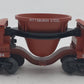 MTH 30-79594 O Pittsburg Steel Slag Car in Tuscan #394 EX