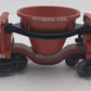MTH 30-79594 O Pittsburg Steel Slag Car in Tuscan #394 EX
