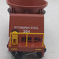 MTH 30-79594 O Pittsburg Steel Slag Car in Tuscan #394 EX