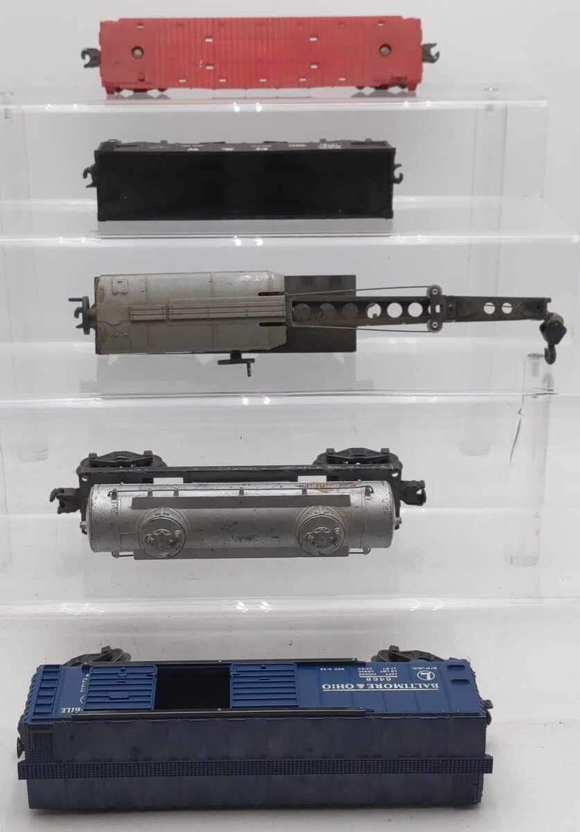 Lionel Vintage O Gauge Freight Cars #6465,6468,22000,6819,2460 [5] VG