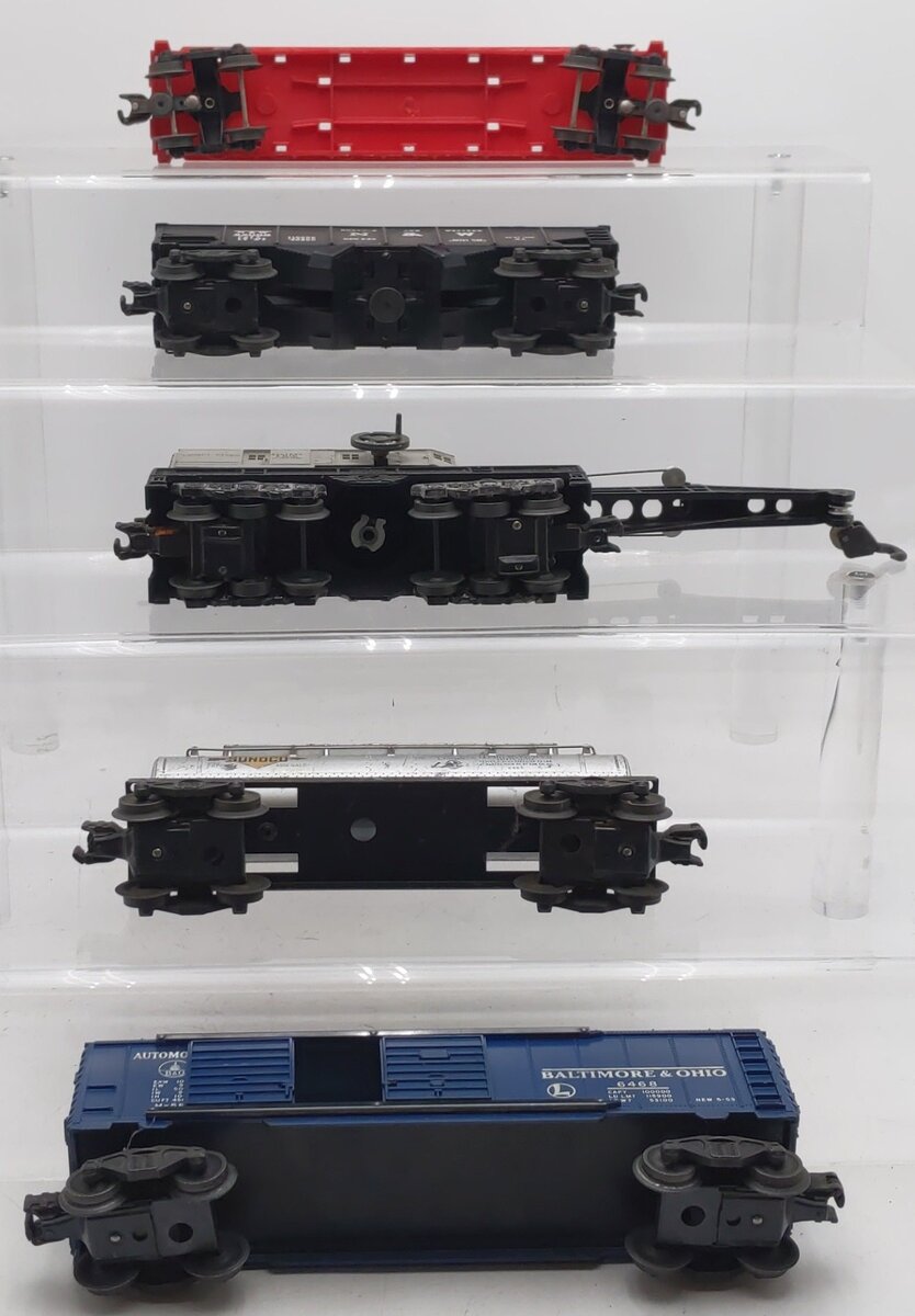 Lionel Vintage O Gauge Freight Cars #6465,6468,22000,6819,2460 [5] VG