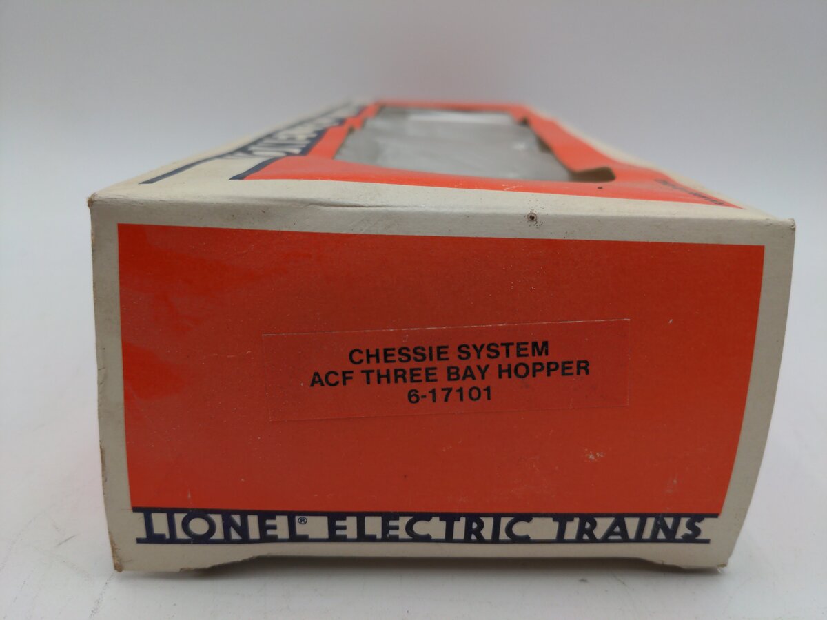 Lionel 6-17101 O Gauge Chessie System ACF 3-Bay Hopper EX/Box