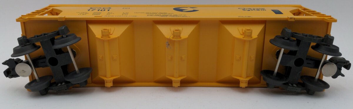 Lionel 6-17101 O Gauge Chessie System ACF 3-Bay Hopper EX/Box