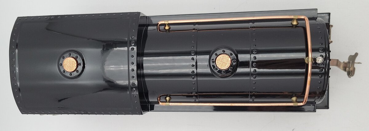 MTH 10-1202-0 400E Tinplate Steam Engine - Traditional (Black w/Brass) LN