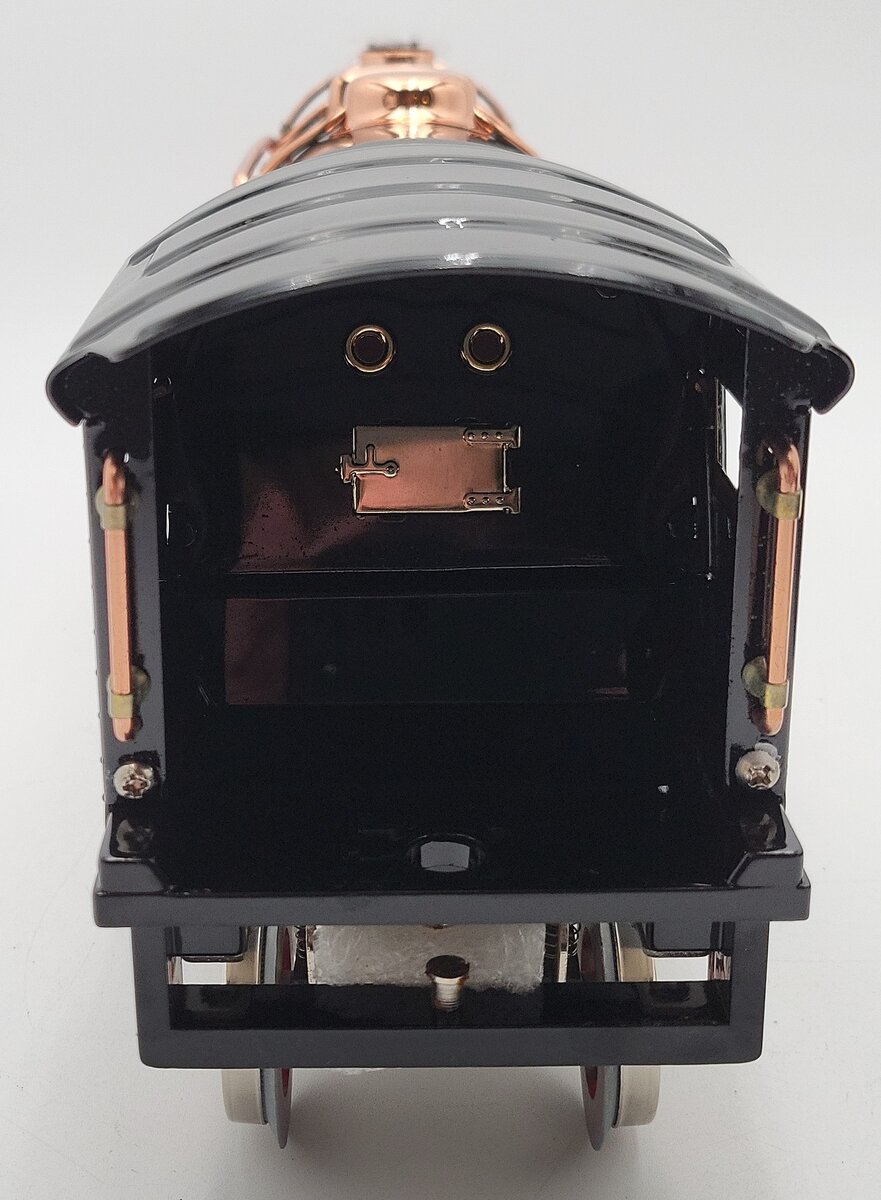 MTH 10-1202-0 400E Tinplate Steam Engine - Traditional (Black w/Brass) LN