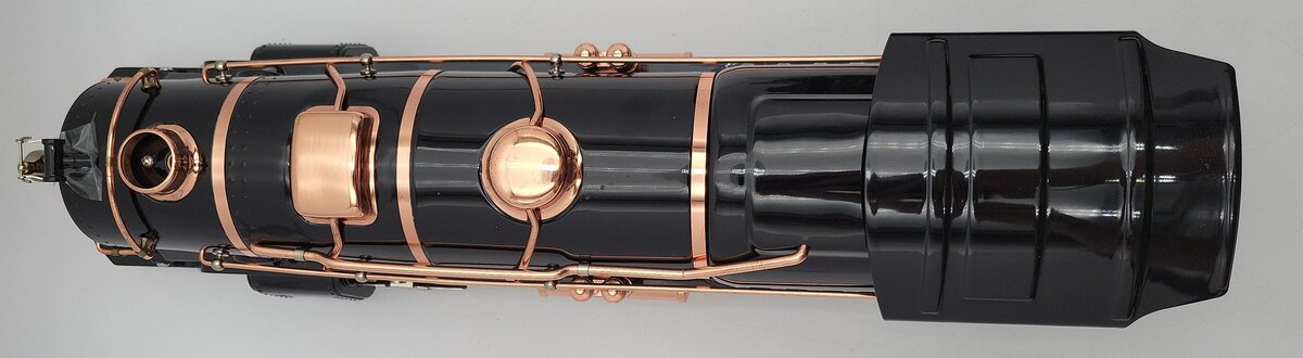 MTH 10-1202-0 400E Tinplate Steam Engine - Traditional (Black w/Brass) LN