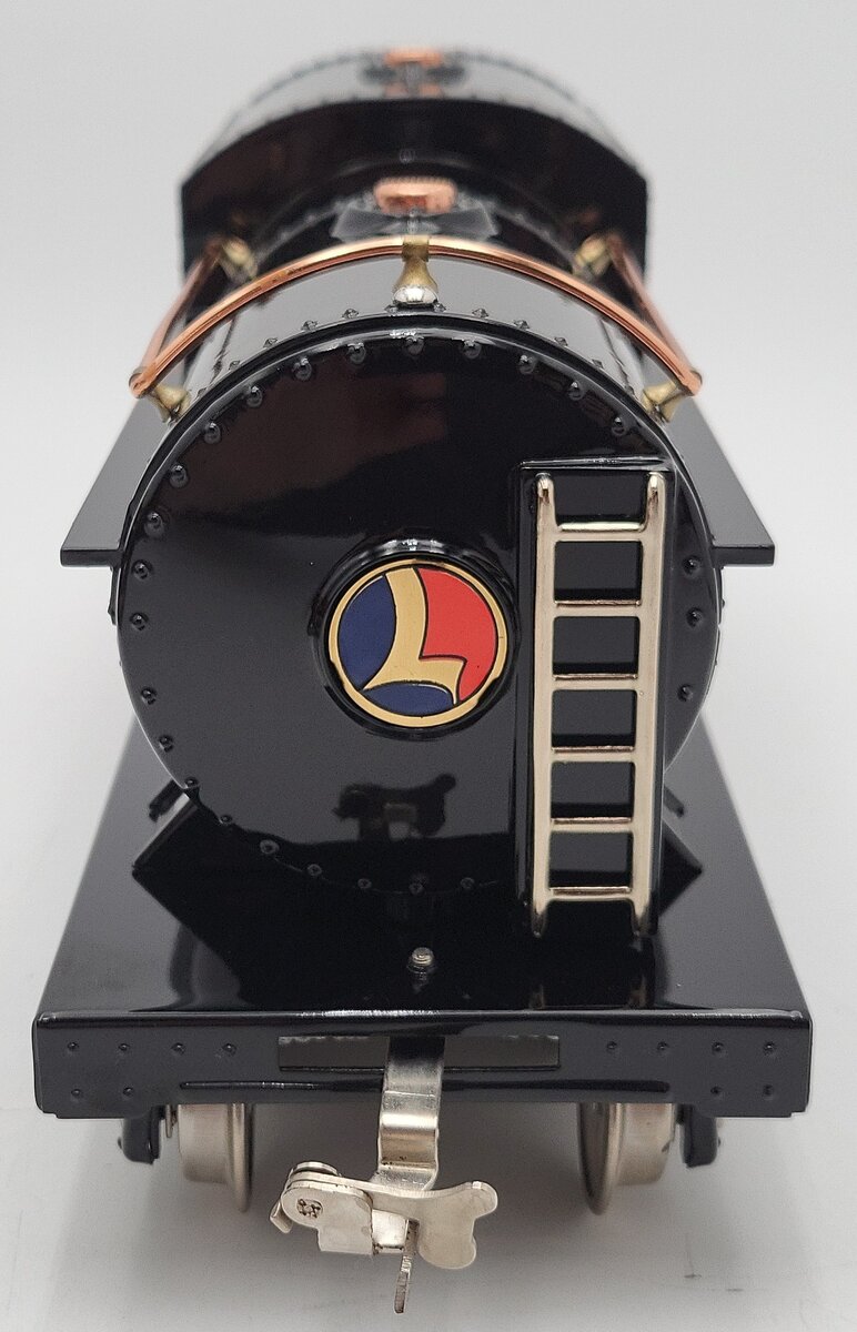 MTH 10-1202-0 400E Tinplate Steam Engine - Traditional (Black w/Brass) LN