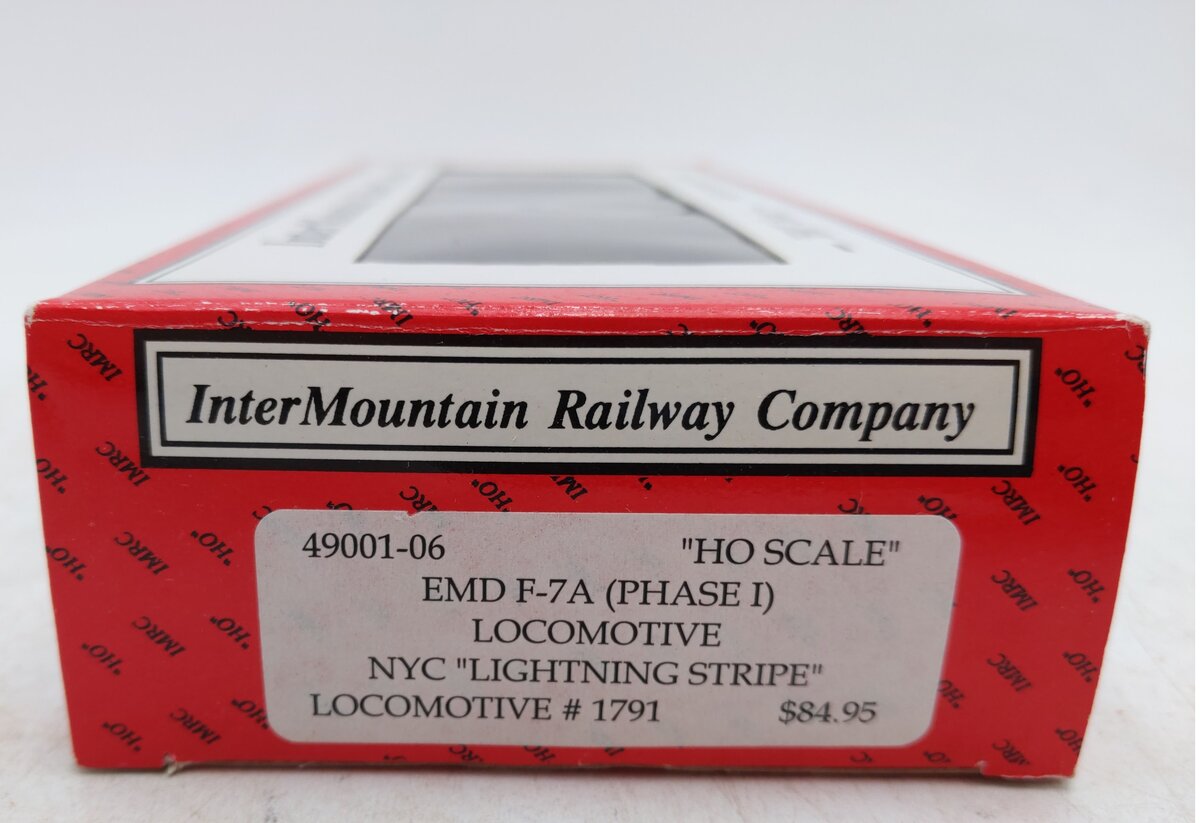 InterMountain 49001WD-06 New York Central EMD F-7A (PHASE I) Locomotive # 1791 VG/Box