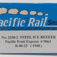 Pacific Rail 2330.2 S-Scale PFE R-40-23 Steel Ice Reefer Kit #5063 - Assembled VG/Box