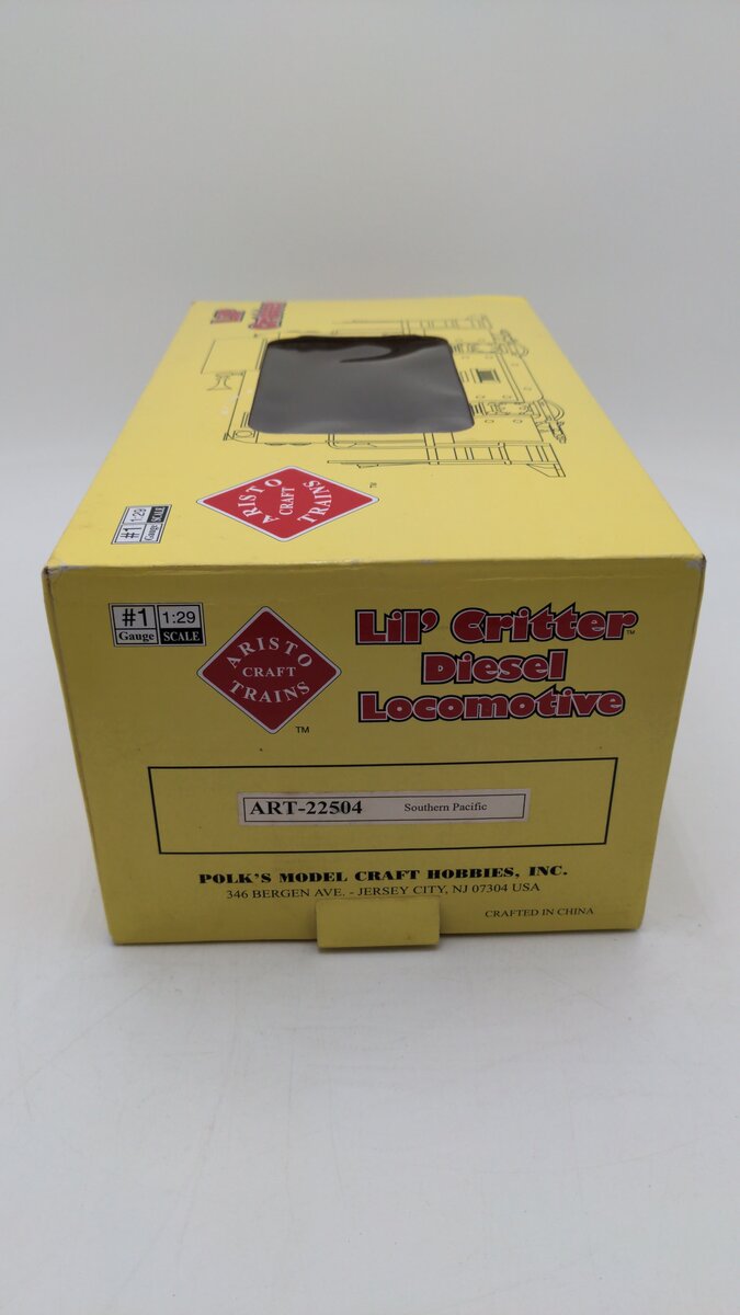 Aristo-Craft 22504 G Scale Southern Pacific Lil' Critter Diesel Locomotive EX/Box