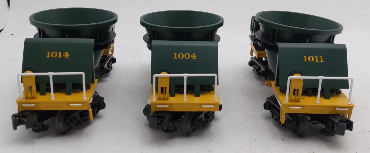 MTH 20-90042 O Chicago & North Western Premier Slag Car Set (Set of 3) EX
