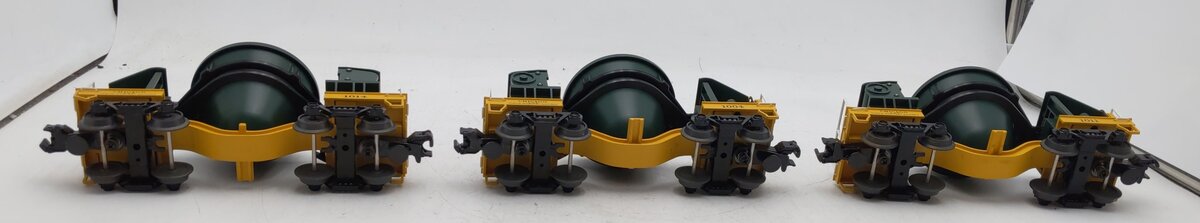 MTH 20-90042 O Chicago & North Western Premier Slag Car Set (Set of 3) EX