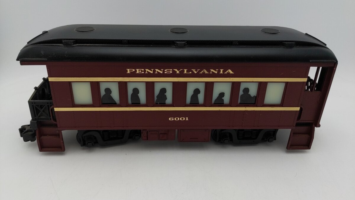 Lionel 6001 G Scale Pennsylvania Interior Lighting Observation Car #1600 EX