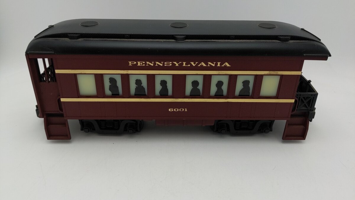 Lionel 6001 G Scale Pennsylvania Interior Lighting Observation Car #1600 EX