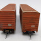 Athearn 2319 HO Tropicana Reefer Cars #1229 & 1242 -Assembled Weathered/Box