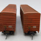 Athearn 2319 HO Tropicana Reefer Cars #1229 & 1242 -Assembled Weathered/Box