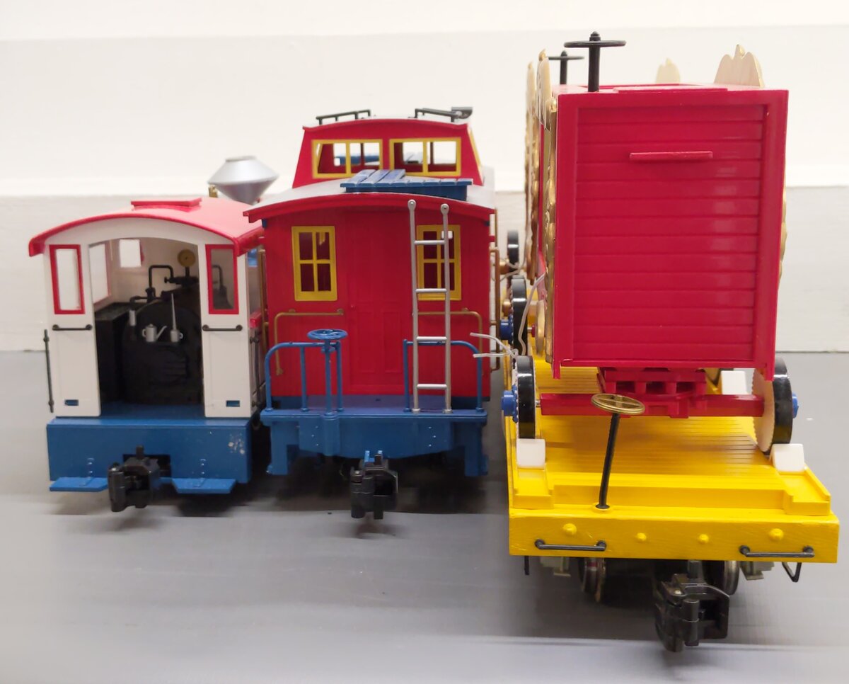 Bachmann 90019 Emmett Kelly Circus G Gauge Steam Train Set EX