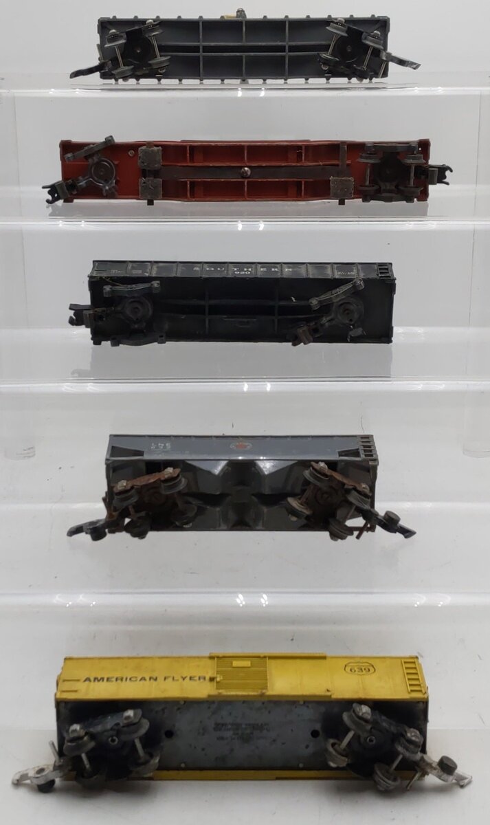 American Flyer Vintage S Gauge Freight Cars #639,920,632,948,42597 [5]