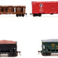 Athearn Assorted HO Scale Freight Cars: 3701, 18034, 112504, 78572 [4] LN/Box
