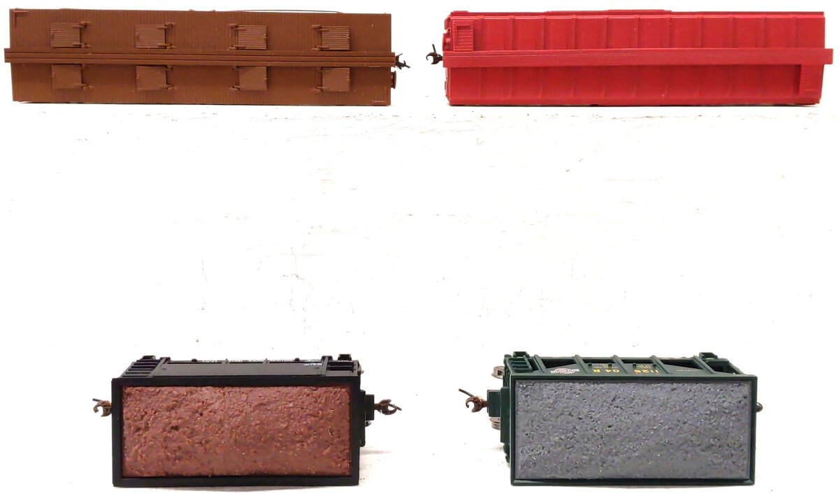 Athearn Assorted HO Scale Freight Cars: 3701, 18034, 112504, 78572 [4] LN/Box