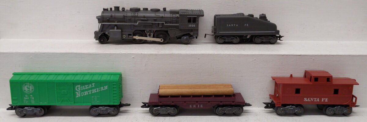 Marx 52850 Vintage O Big Rail Work Train Set EX/Box