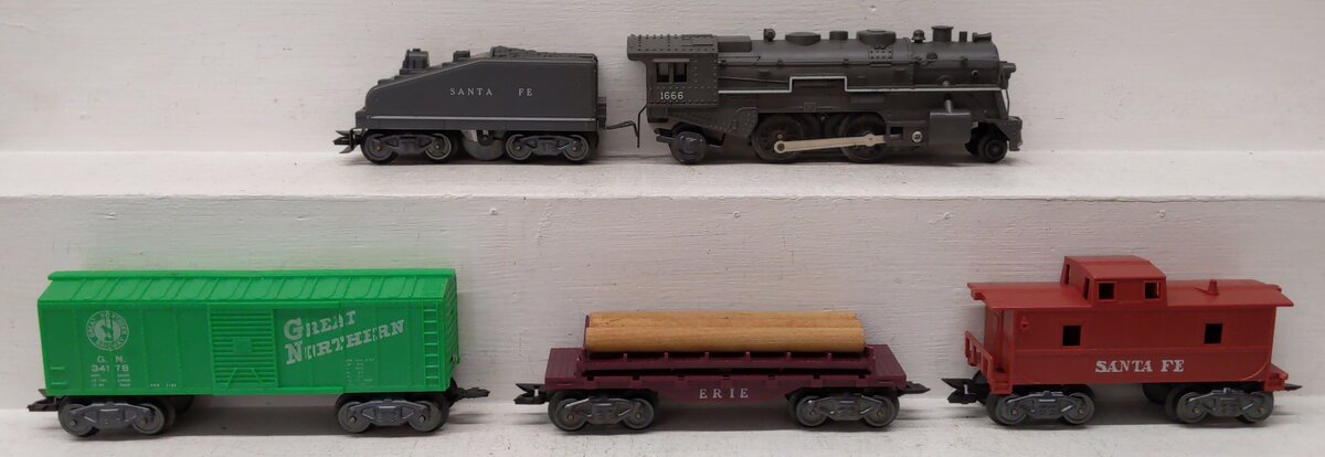 Marx 52850 Vintage O Big Rail Work Train Set EX/Box