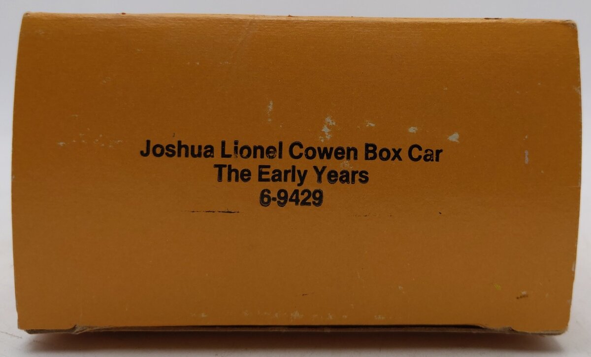 Lionel 6-9429 O Gauge Joshua Lionel Cowen Early Years Boxcar LN/Box