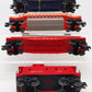 Lionel O Gauge Assorted Freight Cars 6-9157, 6-6343, 6-6057, 6-9232 [4] VG