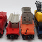 Lionel O Gauge Assorted Freight Cars 6-9157, 6-6343, 6-6057, 6-9232 [4] VG