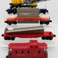 Lionel O Gauge Assorted Freight Cars 6-9157, 6-6343, 6-6057, 6-9232 [4] VG