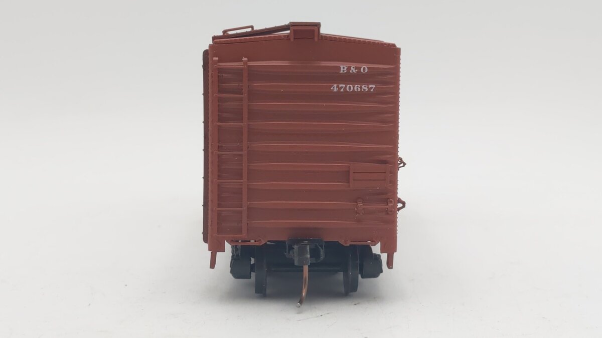 Pacific Rail B-435.4 S Scale B&O Boxcar #470687 EX/Box