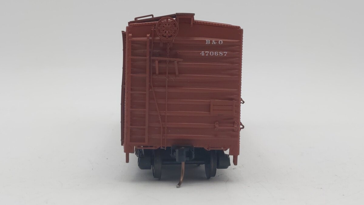 Pacific Rail B-435.4 S Scale B&O Boxcar #470687 EX/Box