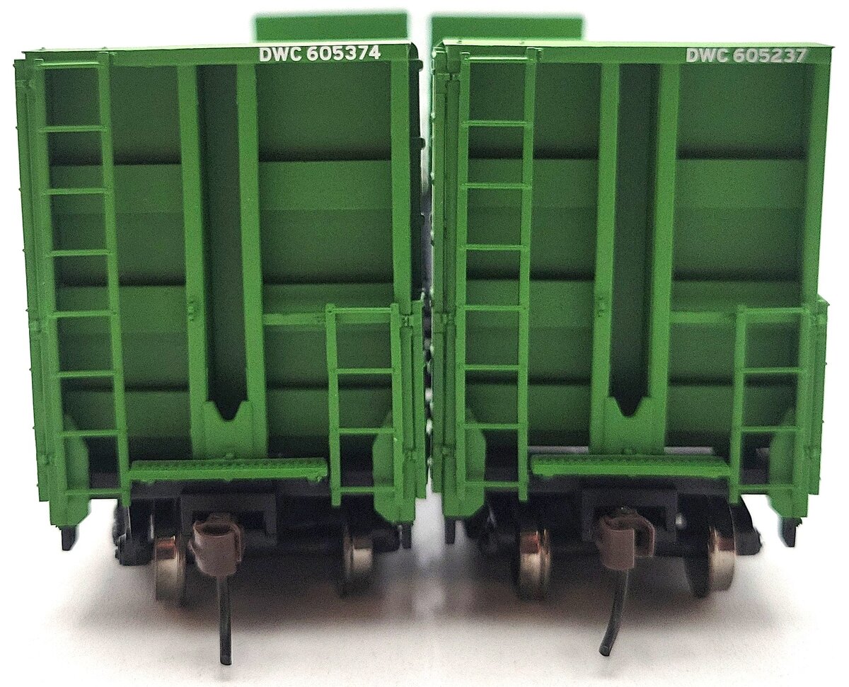 Walthers 932-240052 HO Scale DWC Centerbeam Flat Cars #605237/605374 LN/Box
