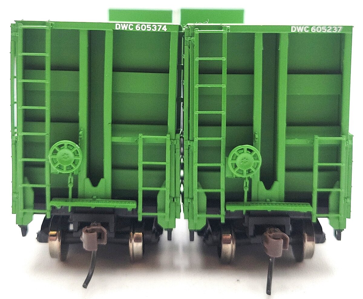 Walthers 932-240052 HO Scale DWC Centerbeam Flat Cars #605237/605374 LN/Box