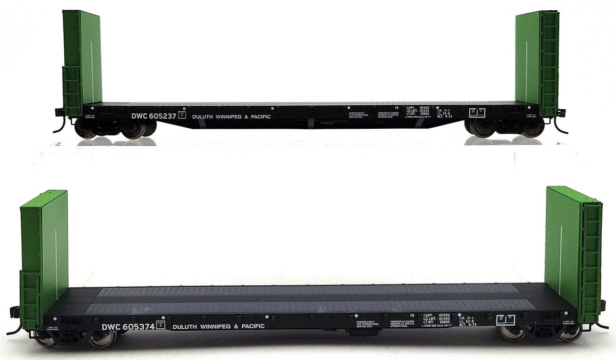 Walthers 932-240052 HO Scale DWC Centerbeam Flat Cars #605237/605374 LN/Box