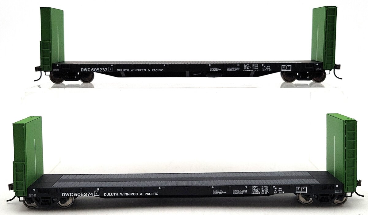 Walthers 932-240052 HO Scale DWC Centerbeam Flat Cars #605237/605374 LN/Box