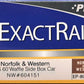 ExactRail EP-80602-2 HO Norfolk & Western P-S 60' Waffle Side Boxcar #604151 LN/Box
