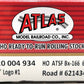 Atlas 20004934 HO Santa Fe 24" Logo #1 BX-166 Box Car #621434 LN/Box