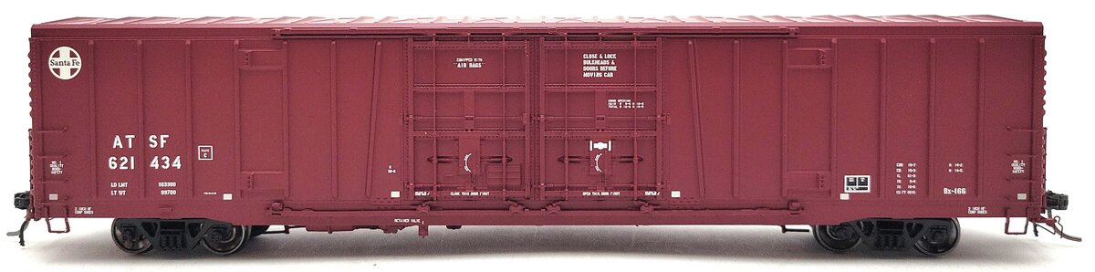 Atlas 20004934 HO Santa Fe 24" Logo #1 BX-166 Box Car #621434 LN/Box