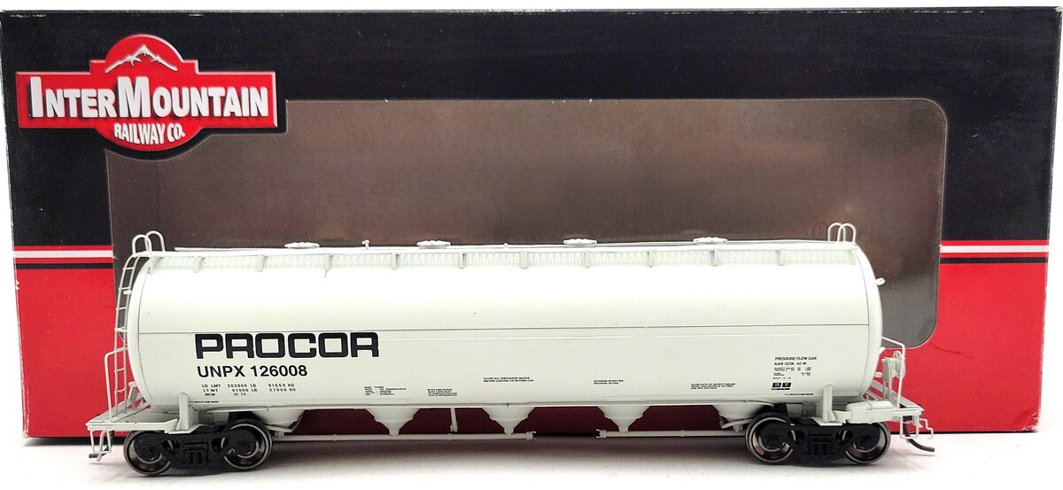 InterMountain 48907 HO Procor Procor Pressure Flow Hopper LN/Box