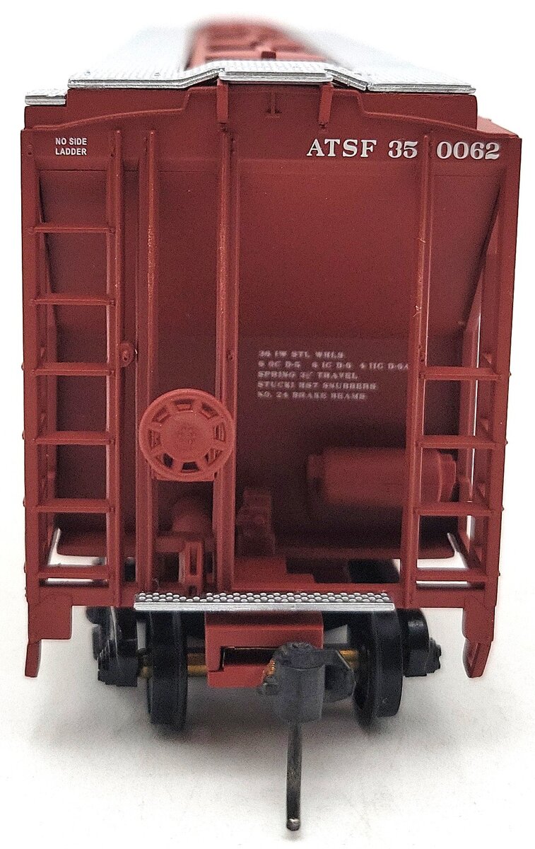 Walthers 932-5376 HO ATSF 100 Ton Cement Covered Hopper #350062 LN/Box