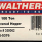 Walthers 932-5376 HO ATSF 100 Ton Cement Covered Hopper #350062 LN/Box