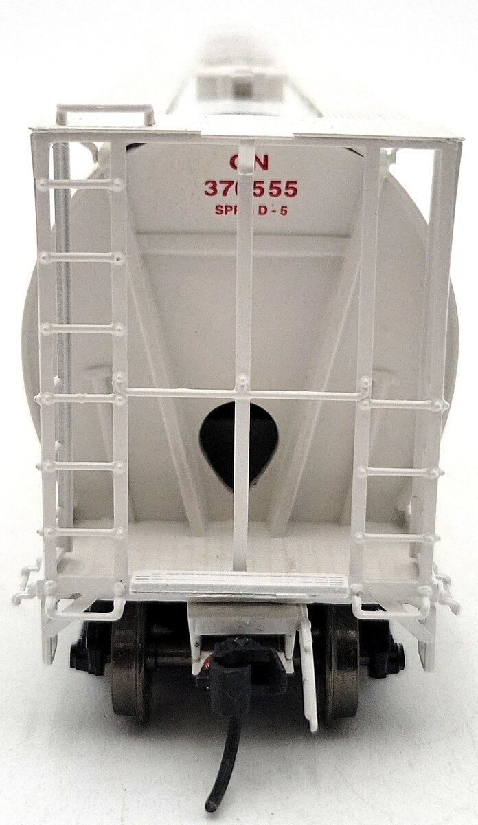 HO CN Round Hatch Cylindrical Covered Hopper #370555 EX/Box
