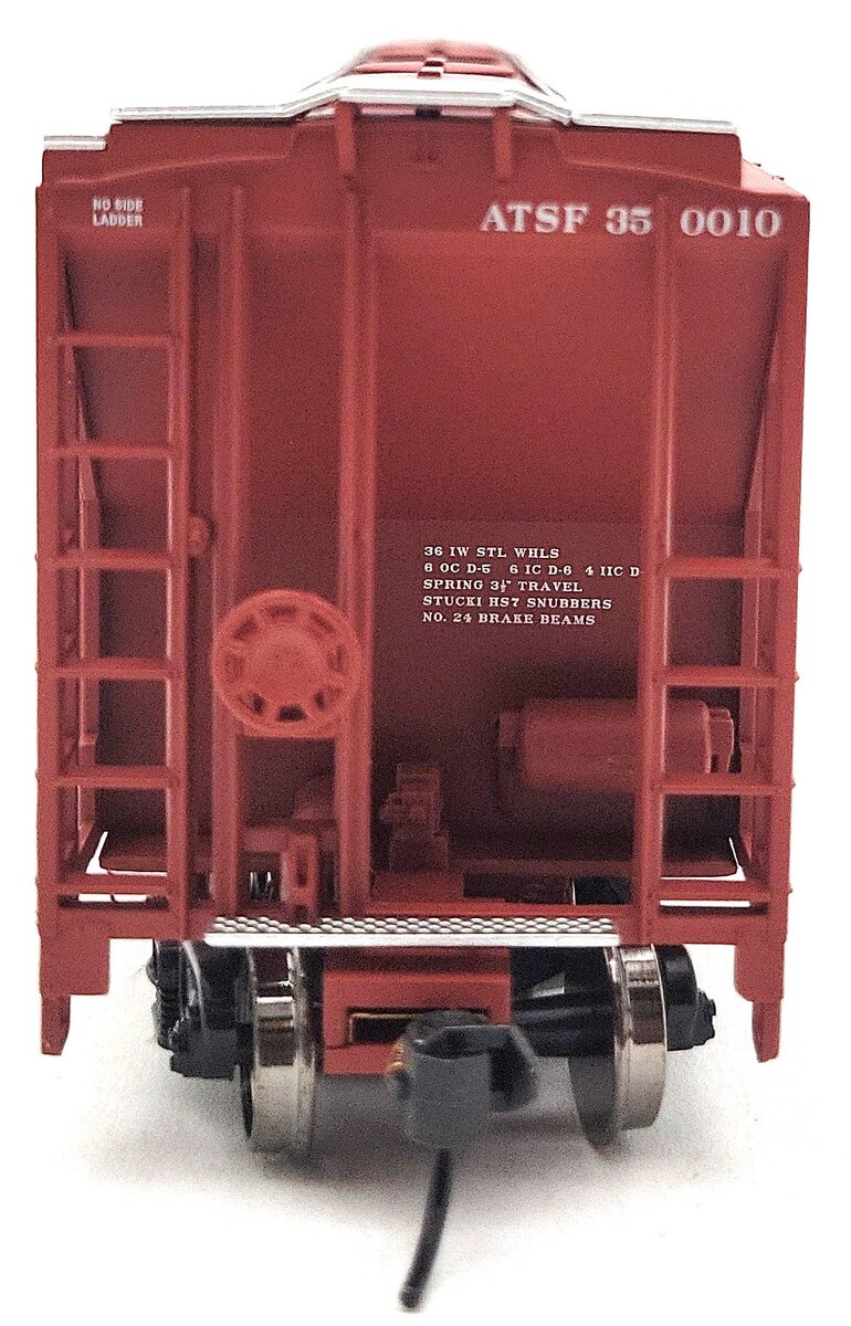 Walthers 910-7102 HO Scale ATSF 37' Covered Hopper Car #350010 LN/Box