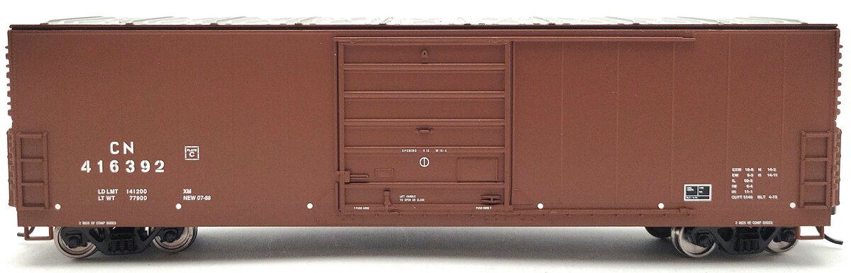 Walthers 910-1907 HO Canadian National 50' Evans Smooth Side Boxcar RTR #416392 LN/Box