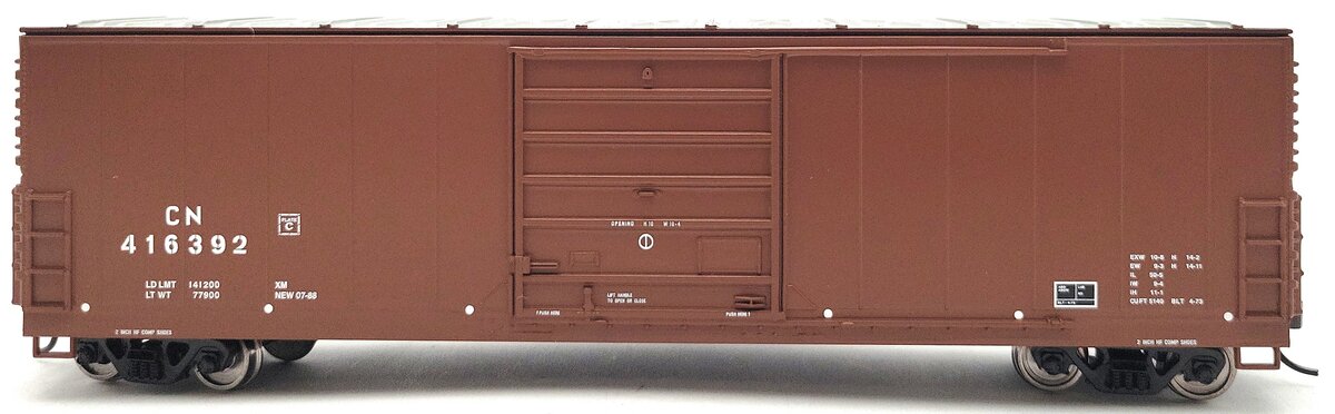 Walthers 910-1907 HO Canadian National 50' Evans Smooth Side Boxcar RTR #416392 LN/Box