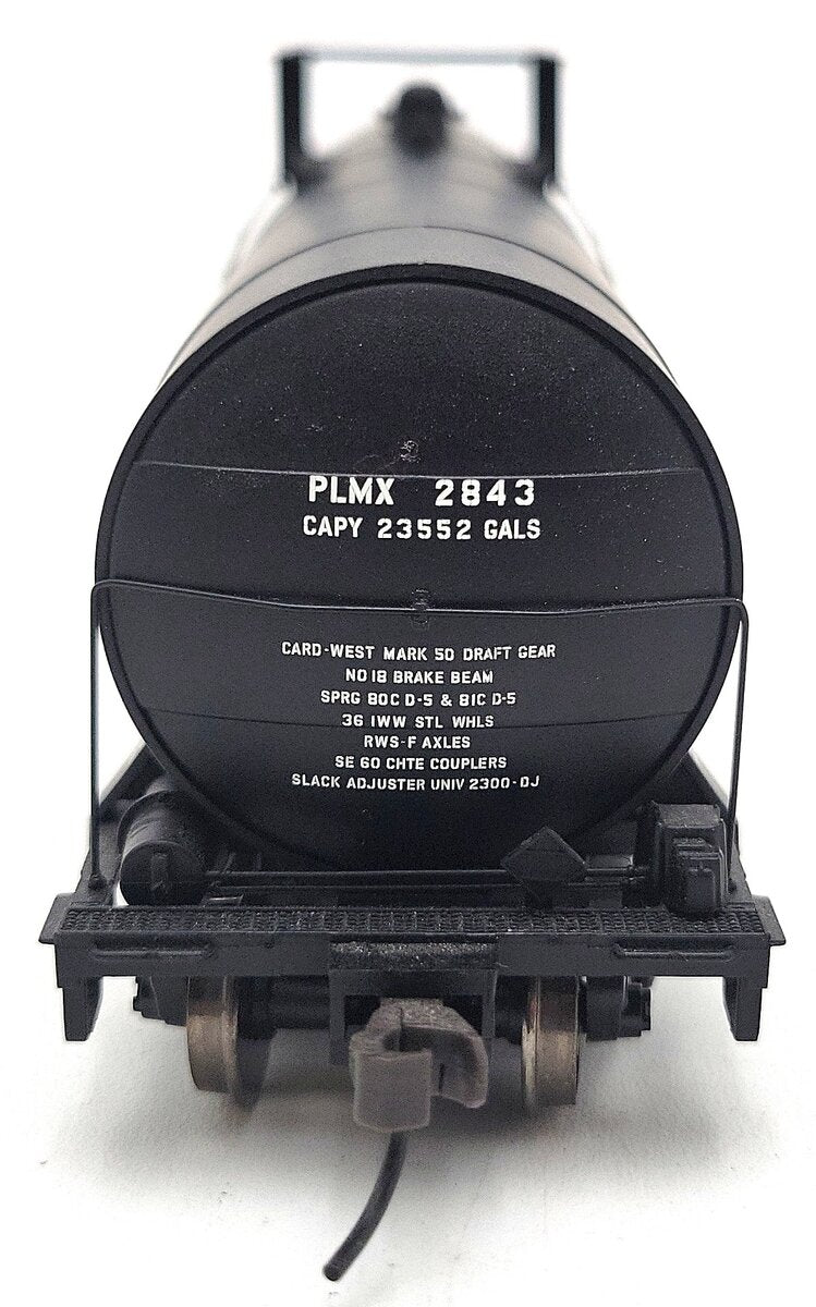 Atlas 1634-2 HO Scale PLMX (Mobil Oil) 23,500 Gallon Tank Car #2843 LN/Box