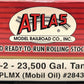 Atlas 1634-2 HO Scale PLMX (Mobil Oil) 23,500 Gallon Tank Car #2843 LN/Box