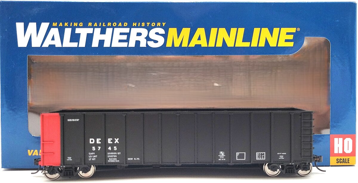 Walthers 910-56208 HO Detroit Edison 50' PS 4000 Cu Ft Coal Gondola RTR #5745 LN/Box